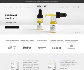 Healistnaturals.com(Hemp & CBD Wellness Products) Screenshot