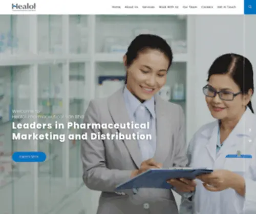 Healol.com(Healol Pharmaceuticals) Screenshot