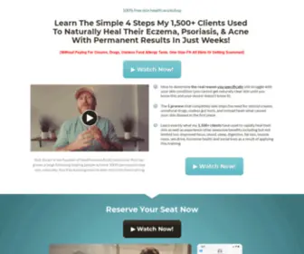Healpsoriasisandeczema.com(Skin Health Workshop by Rob Stuart) Screenshot