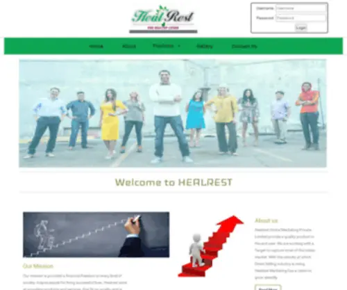 Healrest.in(HEALREST GLOBAL MARKETING PRIVATE LIMITED) Screenshot