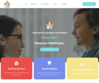 Healsinc.org(Providing free Health Care to Children at School) Screenshot