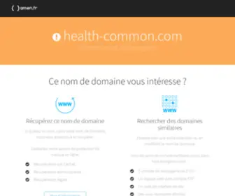 Health-Common.com(Healthcommon) Screenshot