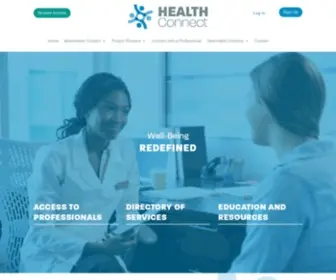 Health-Connect.com(Specialist healthcare on hand) Screenshot