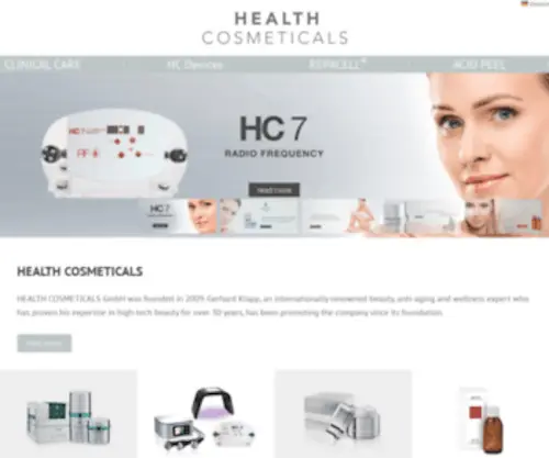 Health-Cosmeticals.com(Health Cosmeticals) Screenshot