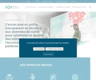 Health-Data-HUB.fr(Page d'accueil) Screenshot