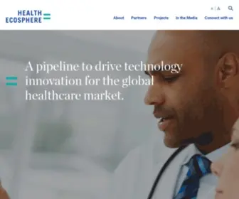 Health-Ecosphere.com(An Innovation Pipeline for Commercial Health Solutions project) Screenshot