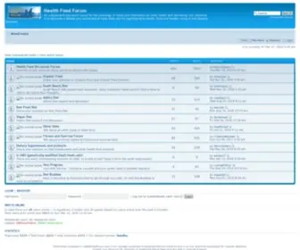 Health-Food-Forum.com(Health Food Forum) Screenshot