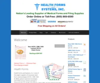 Health-Forms.com(Health Forms & Systems) Screenshot