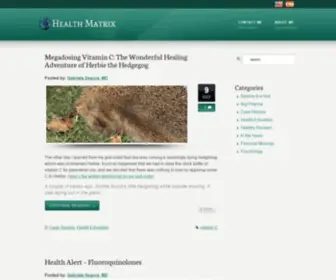 Health-Matrix.net(Navigating the Health Matrix) Screenshot