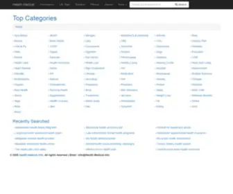 Health-Medical.info(Health Medical) Screenshot