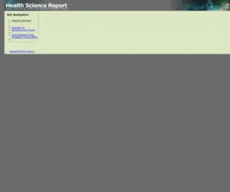 Health-Science-Report.com(Health Science Report) Screenshot