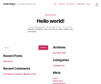 Health-Wagon.com(Just another WordPress site) Screenshot