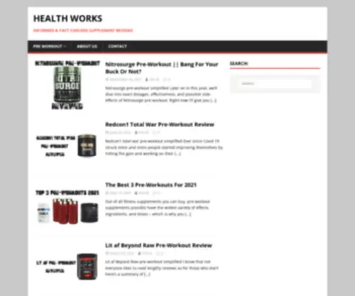 Health-Works.org(Health Works) Screenshot