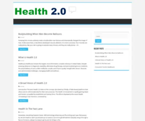 Health20.org(Health 20) Screenshot