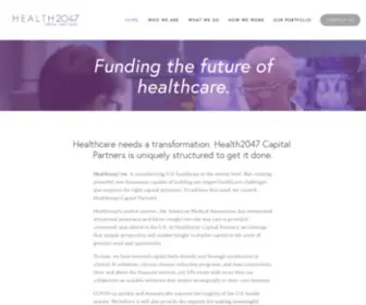 Health2047Capital.com(HCAP) Screenshot