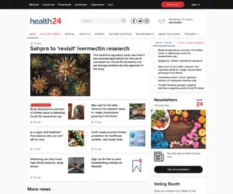 Health24.co.za(Health 24) Screenshot