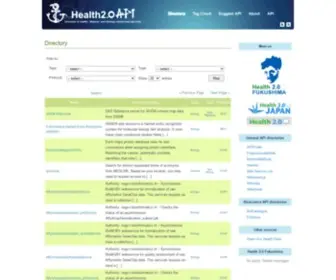 Health2API.com(Health 2.0 API) Screenshot