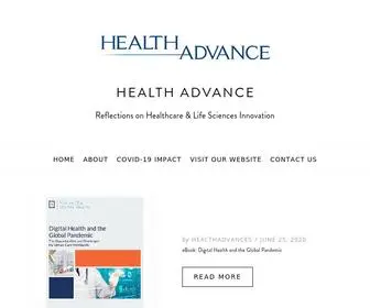 Healthadvance.net(Reflections on Healthcare & Life Sciences Innovation) Screenshot