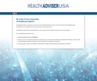 Healthadviserusa.com(HealthAdviserUSA Member Site) Screenshot