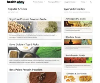 Healthahoy.com(Health Ahoy) Screenshot