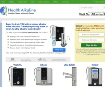 Healthalkaline.com Screenshot