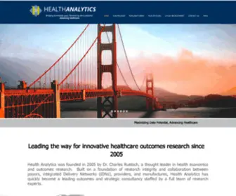 Healthanalytics.com(Health Analytics) Screenshot