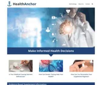 Healthanchor.com(Make Informed Health Choices) Screenshot