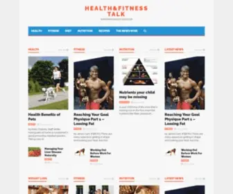 Healthandfitnesstalk.com(Health&Fitness Talk) Screenshot