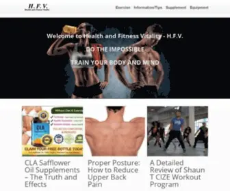 Healthandfitnessvitality.com(Healthandfitnessvitality) Screenshot