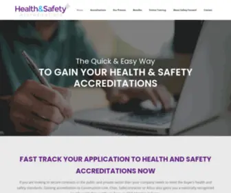 Healthandsafetyaccreditations.co.uk(Health and Safety Accreditations) Screenshot