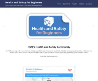 Healthandsafetytips.co.uk(Health and Safety for Beginners) Screenshot