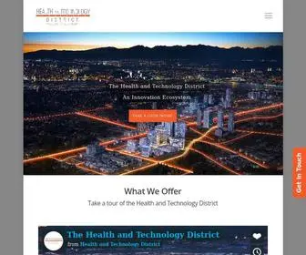 Healthandtechnologydistrict.com(Health and Technology District) Screenshot