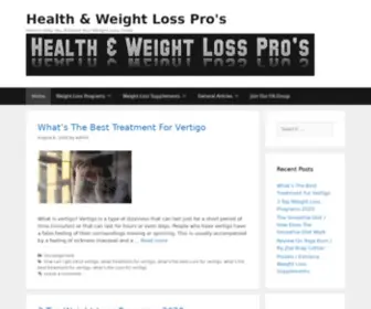 Healthandweightlosspros.com(Healthandweightlosspros) Screenshot