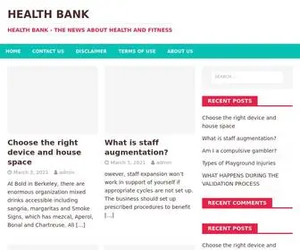 Healthbank.info(Health Bank) Screenshot