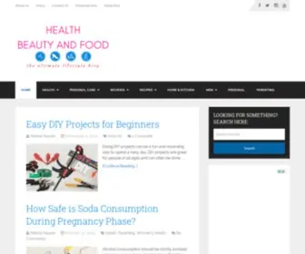 Healthbeautyandfood.com(Health Beauty and Food) Screenshot