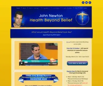 Healthbeyondbelief.com(John Newton) Screenshot