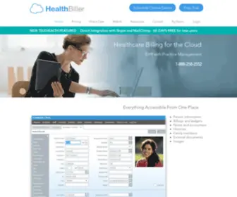 Healthbiller.com(Cloud-based EHR with billing and practice management) Screenshot