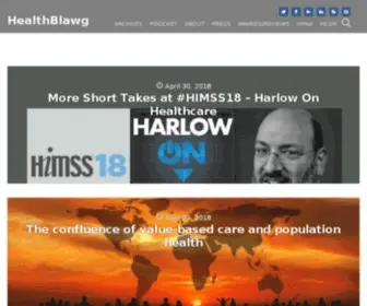 Healthblawg.com(David Harlow's Health Care Law Blog) Screenshot