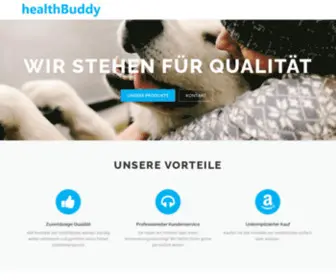 Healthbuddy.net(Startseite) Screenshot