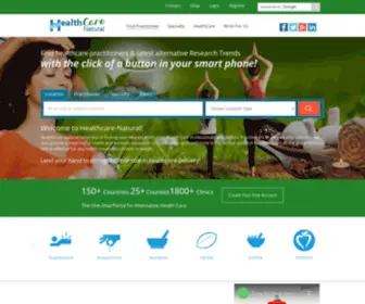 Healthcare-Natural.com(Natural Healthcare Providers) Screenshot