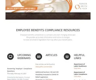 Healthcare-Reform-Explained.com(Employee Benefits Compliance Resources) Screenshot