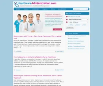 Healthcareadministration.com(Healthcare Administration) Screenshot