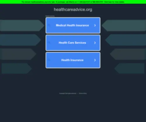 Healthcareadvice.org(Sleep Insomnia) Screenshot