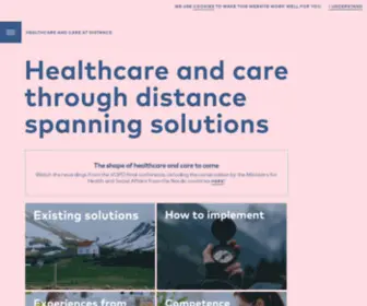 Healthcareatdistance.com(HEALTHCARE AND CARE AT DISTANCE) Screenshot