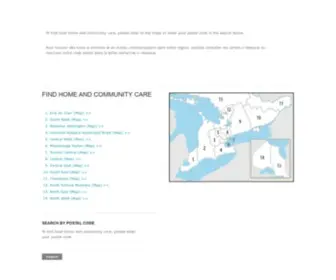 Healthcareathome.ca(LHIN Home and Community Care) Screenshot