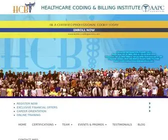 Healthcarebillinginstitute.com(HCBI) Screenshot