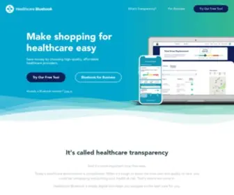 Healthcarebluebook.com(Healthcare bluebook) Screenshot