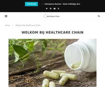 Healthcarechain.nl(Informatie Over Gezondheid & Voedingssupplementen) Screenshot