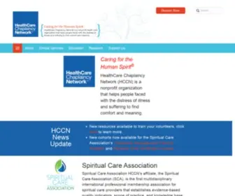Healthcarechaplaincy.org(Spiritual and Palliative Care Specialists) Screenshot