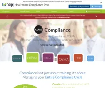 Healthcarecompliancepros.com(Customized Training and Compliance Plans) Screenshot
